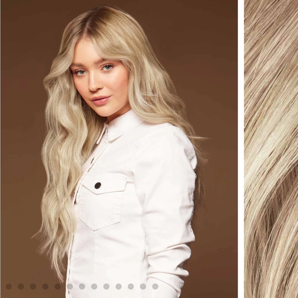 Luxy 20Inch Beige Blonde Halo® Hair Extensions (180g)